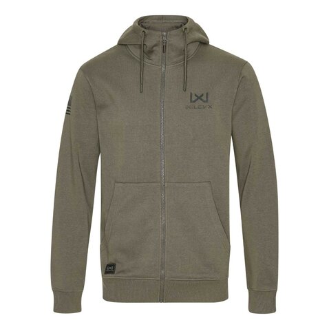 Mikina Wiley X Urban Zip Hoodie Sage Green